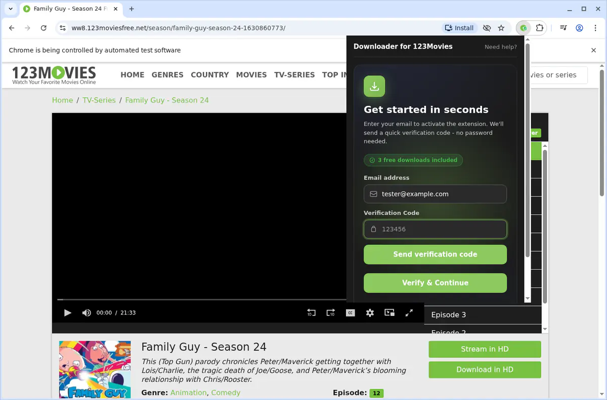 123movies Video Downloader screenshot 5
